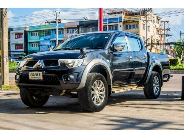 2012 Mitsubishi Triton 2.4 Double Cab Plus เบนซินCNG สีเทา